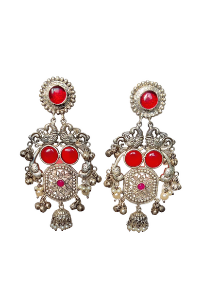 Jaipuri Earrings - XJ34 - Jumbo Size