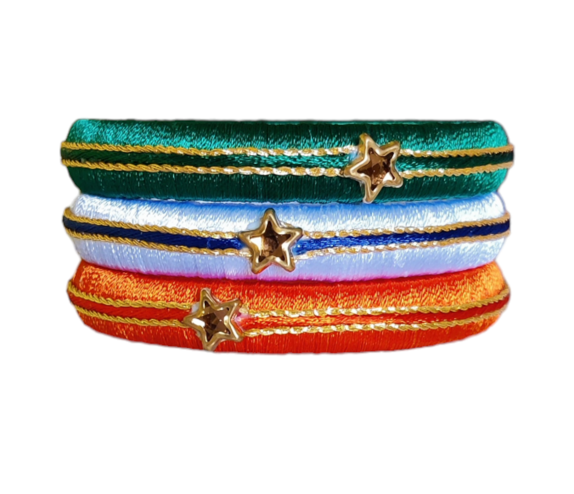 Tricolor bangles hot sale