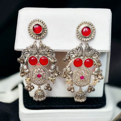 Jaipuri Earrings - XJ34 - Jumbo Size