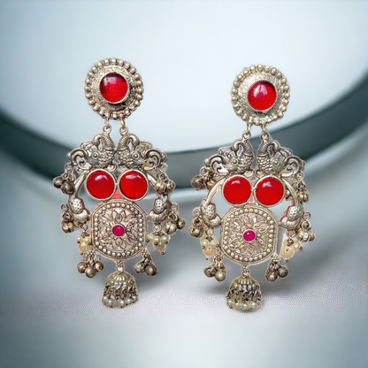 Jaipuri Earrings - XJ34 - Jumbo Size